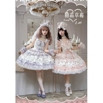 Mie Ye Sugar Strawberry JSK and Sets(Reservation/2 Colours/Full Payment Without Shipping)